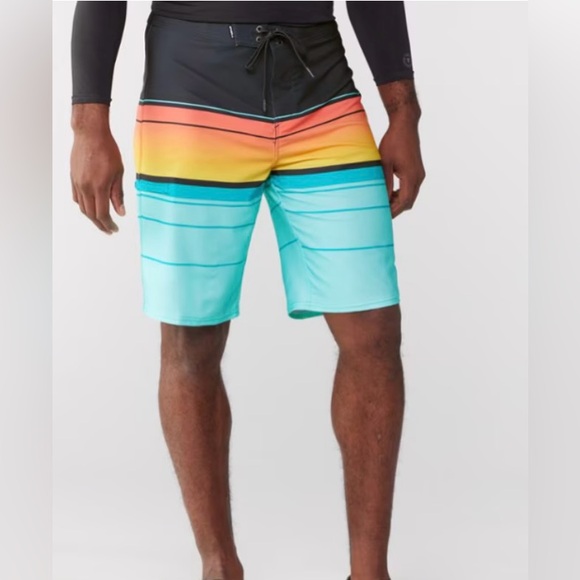 O’Neill Hyperfreak Heat Stripe 21” Board Shorts - Picture 1 of 15